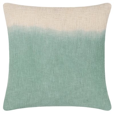 Mizu Dip Dye Cotton Square Filled Cushion 50x50cm SO'HOME