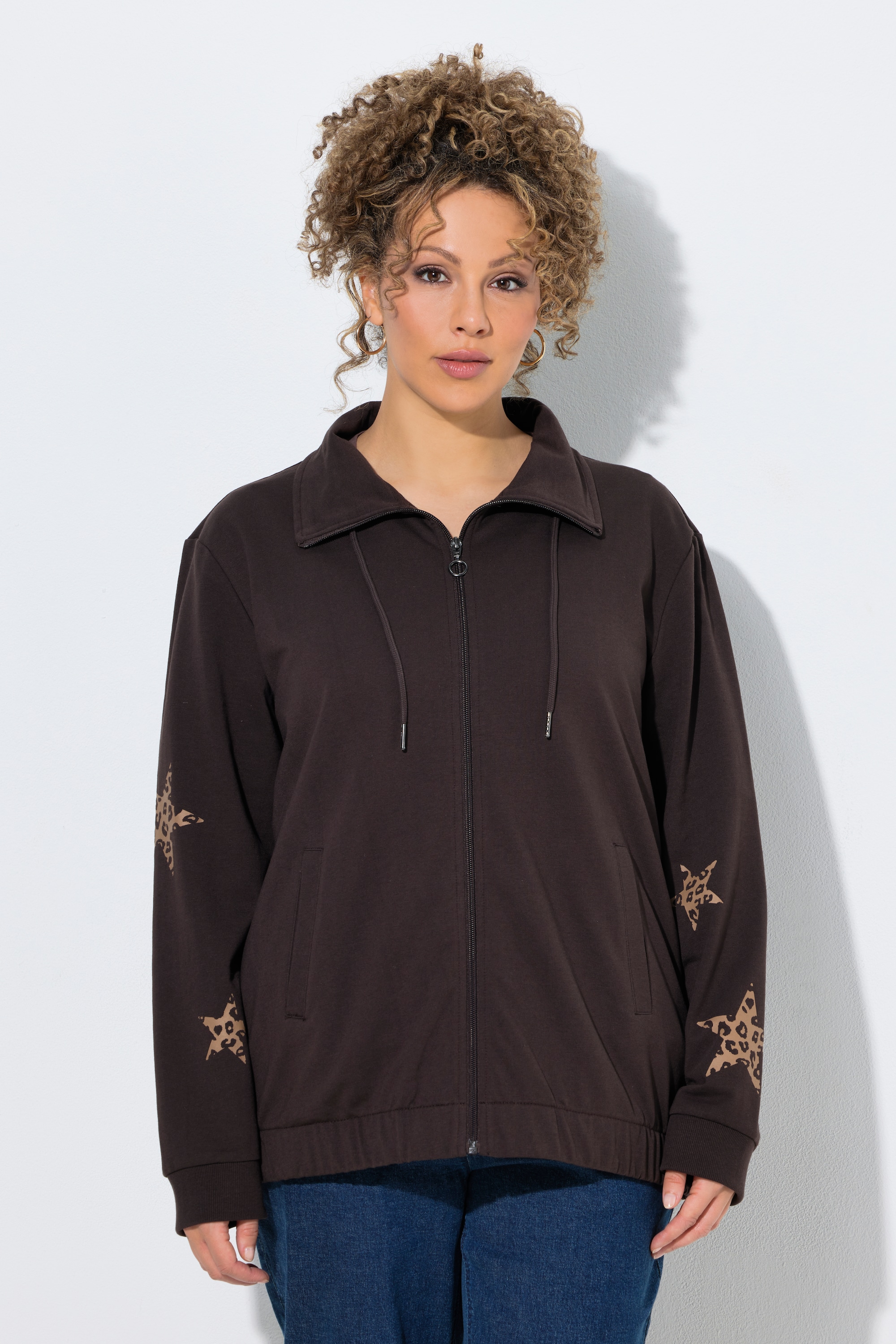 Veste en molleton avec étoiles, ULLA POPKEN