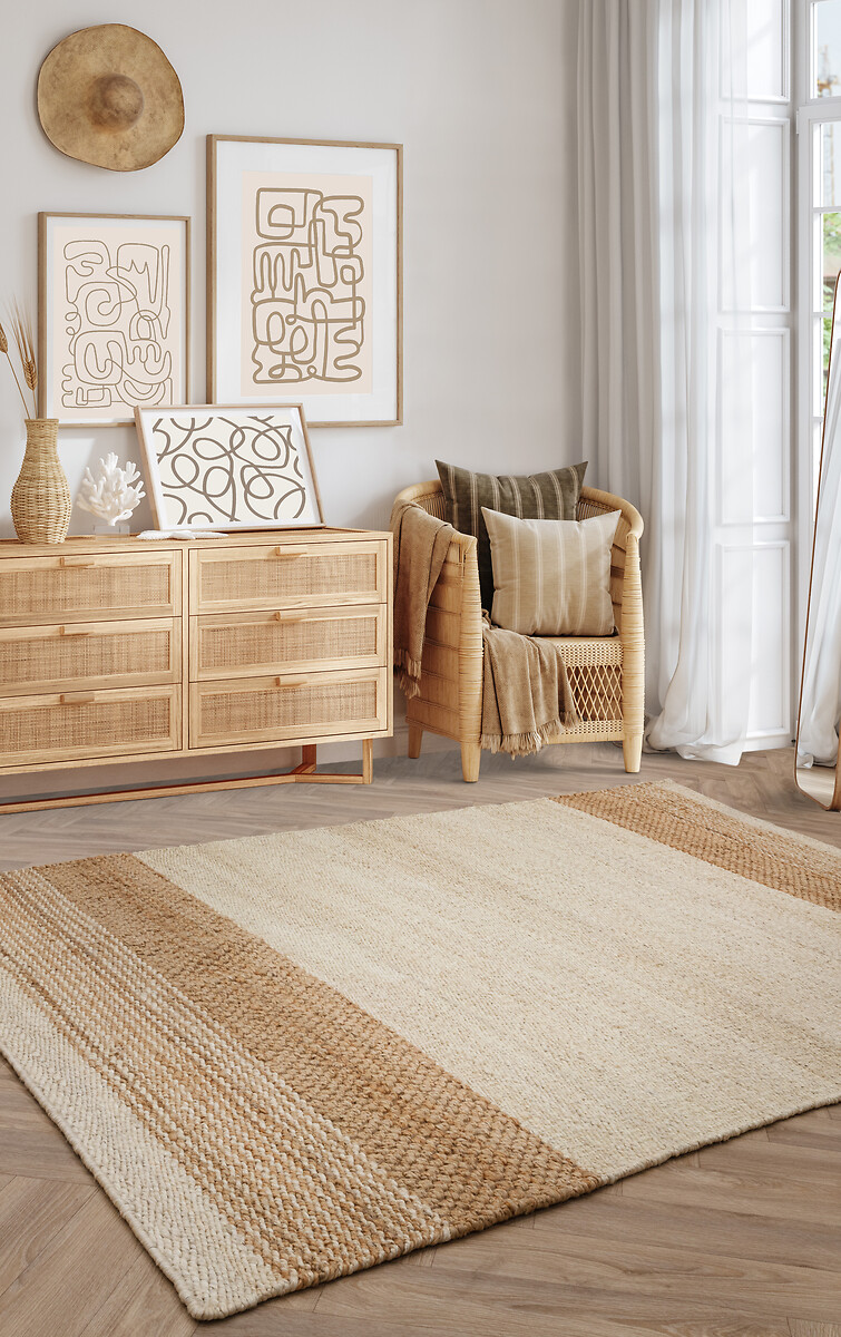 Ombre Stripe Jute Rug, ÉDITÉ