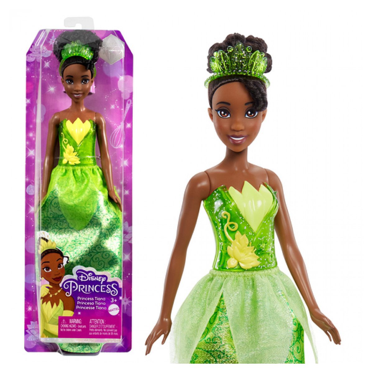 Princesses Disney Poupée Tiana, MATTEL
