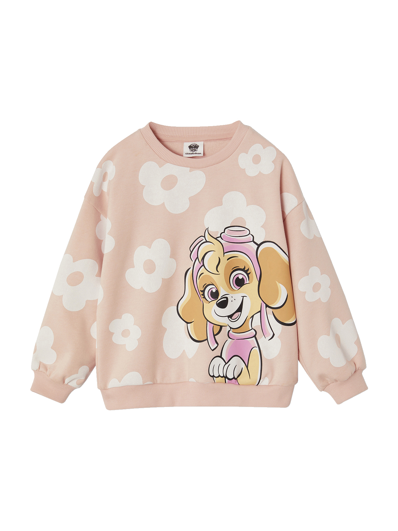 Sweat Pat Patrouille® à fleurs motif Stella, VERTBAUDET