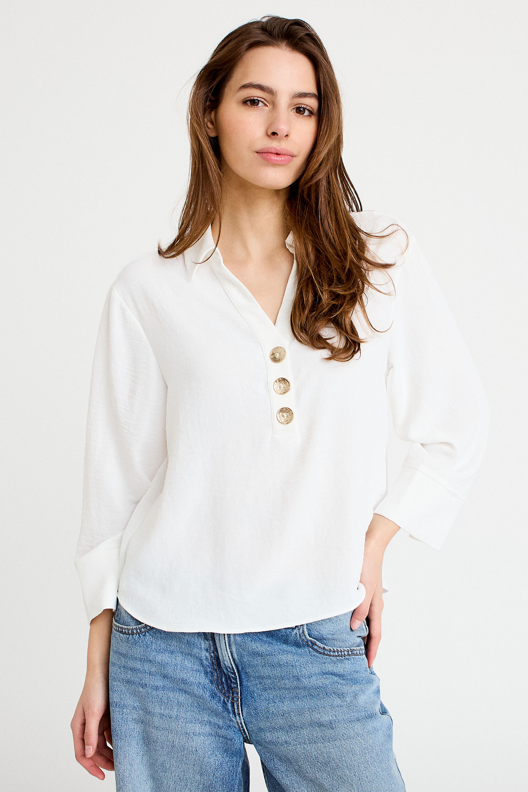 Blouse manches longues, CACHE CACHE