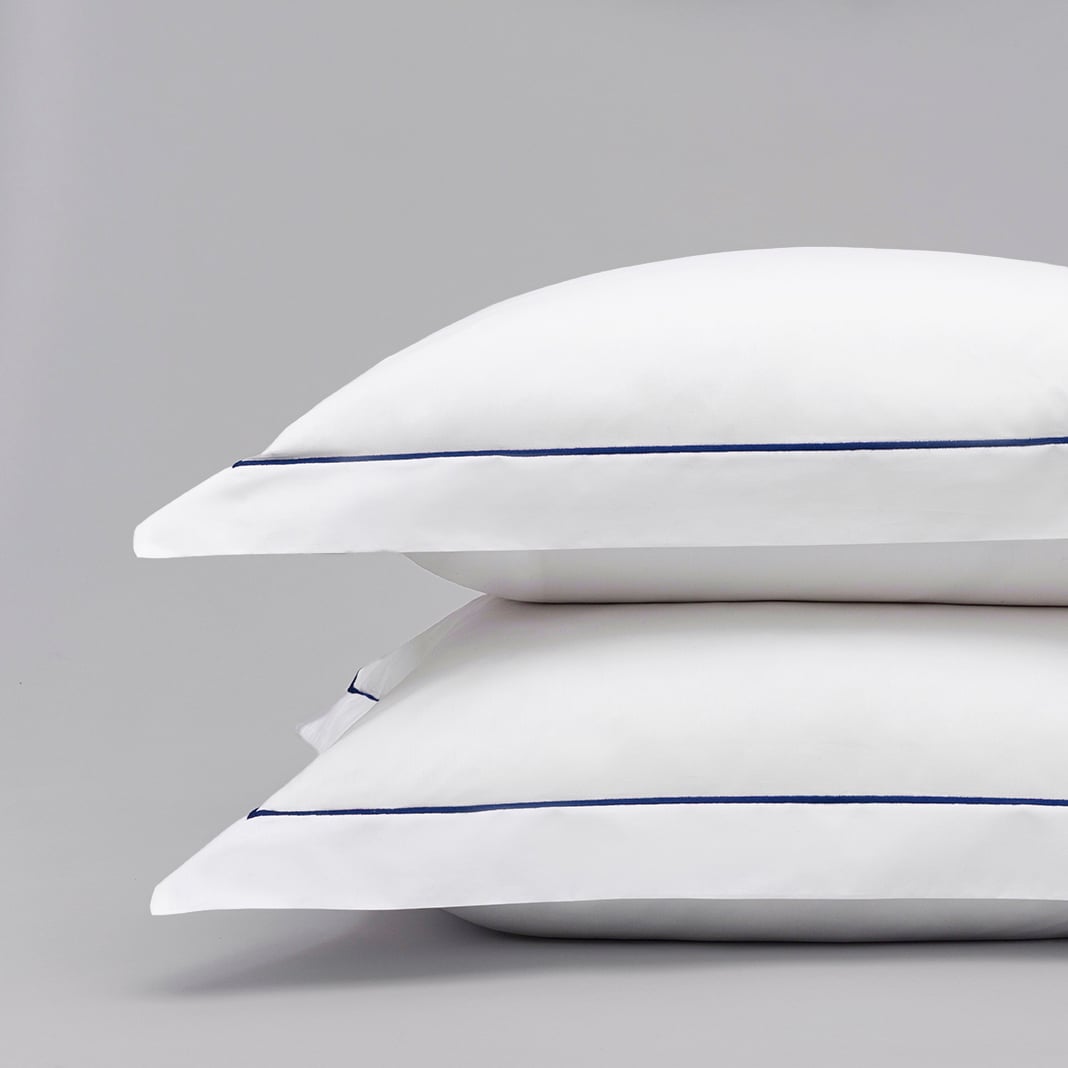 Taie d'oreiller percale de coton peigné 160 fils - 400TC FLORENCE, COTTON & CO