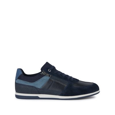 Renan Leather Breathable Trainers GEOX