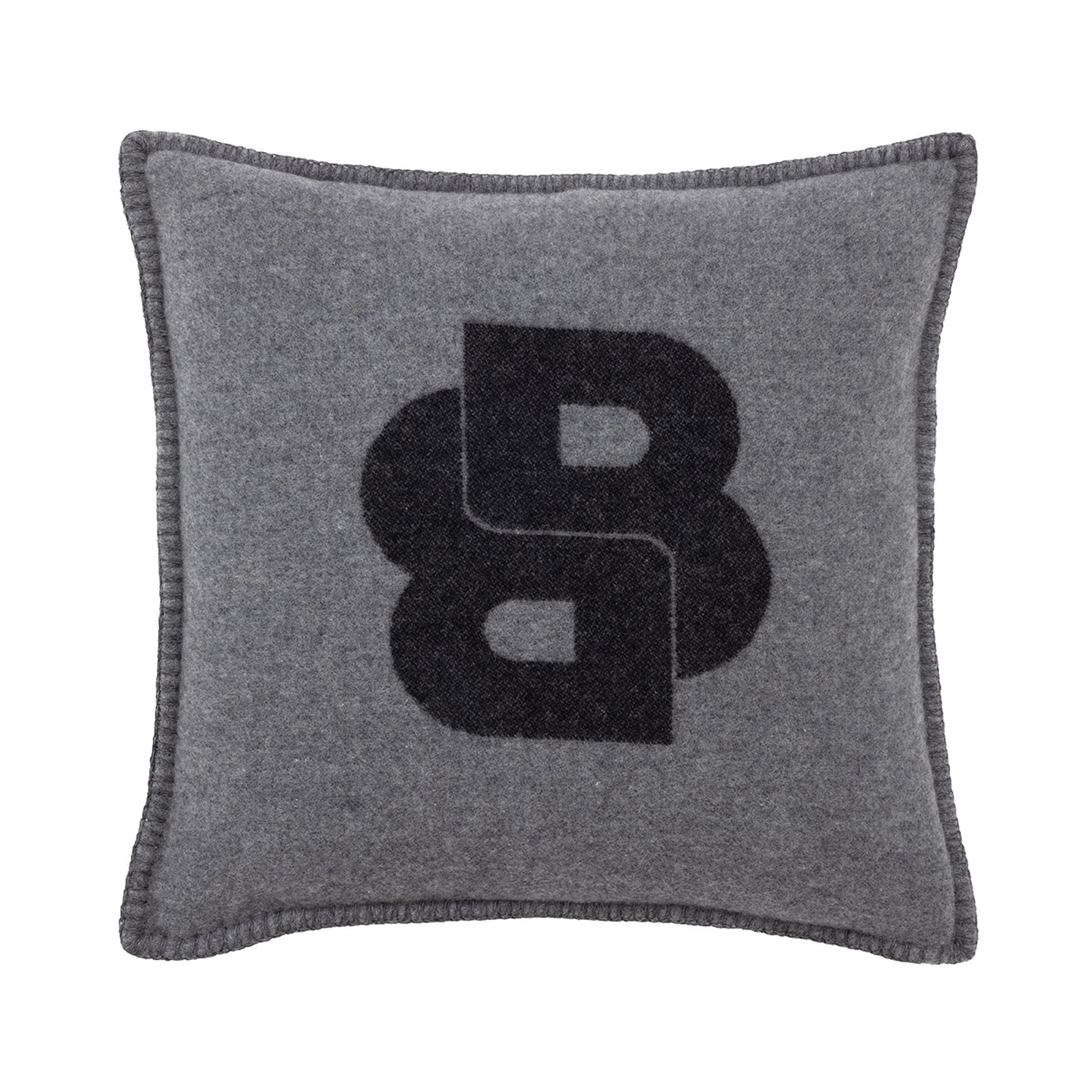 Housse de coussin en laine gris, SIGNATURE, BOSS HOME