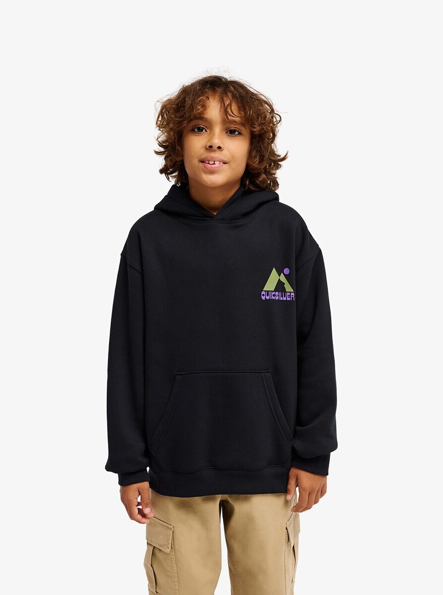 Sweat à capuche, en molleton, imprimé dos, QUIKSILVER
