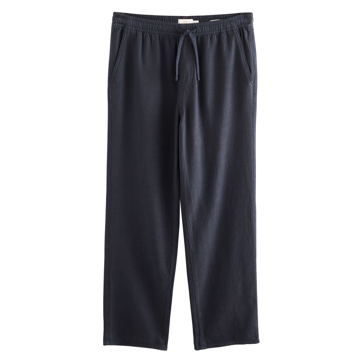 Pantalon texturé avec taille élastique, NEXT