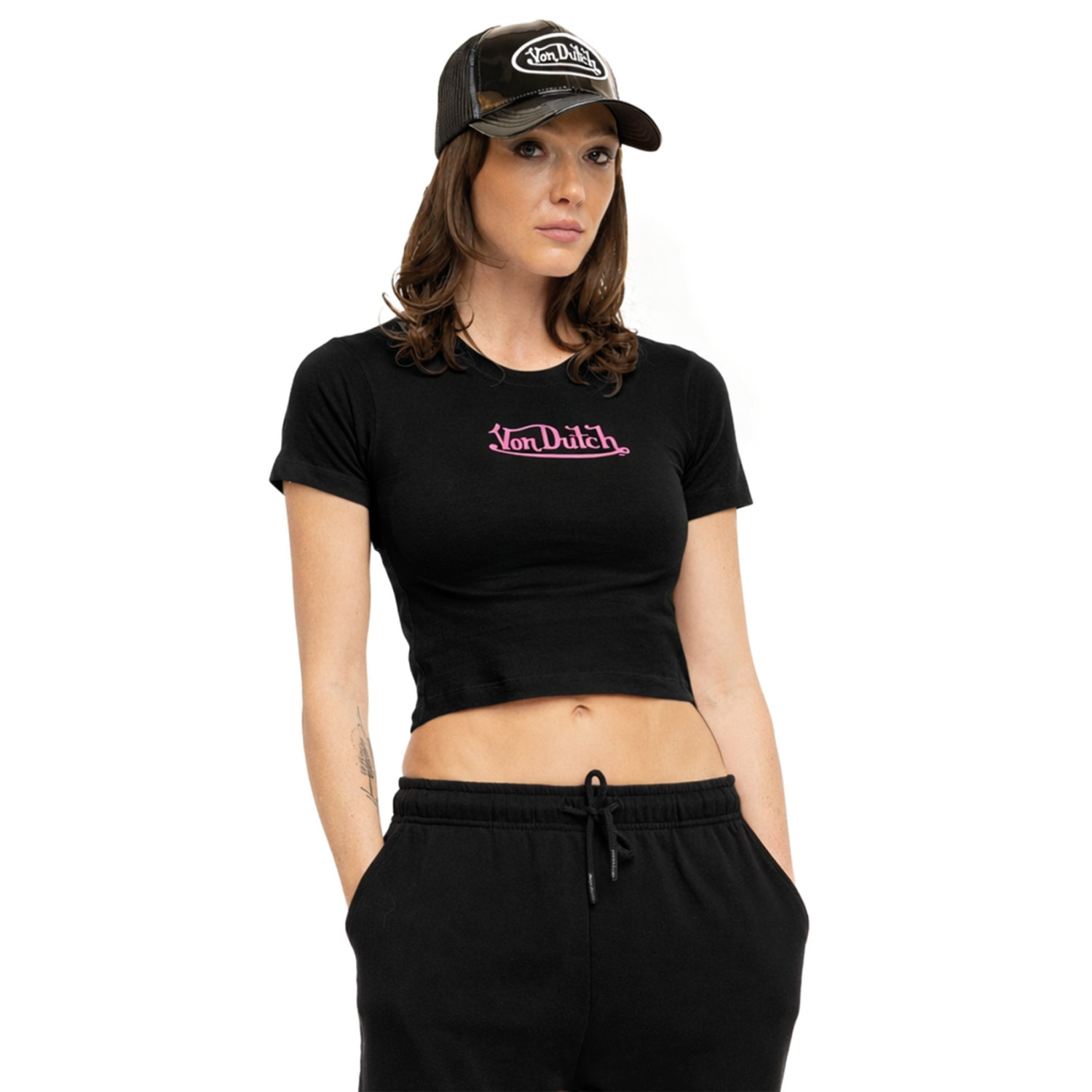 Crop top coton RUD, VON DUTCH