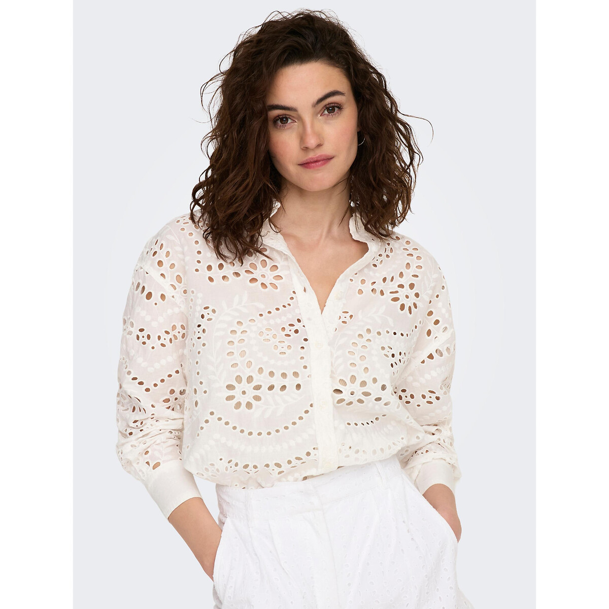 Cotton Broderie Anglaise Blouse