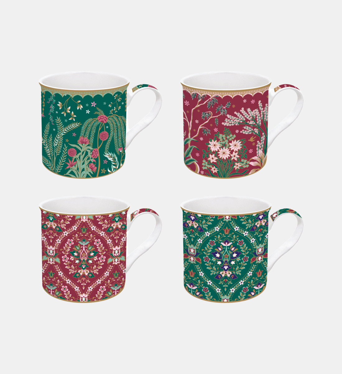 Coffret 4 Mugs - 30 Cl, EASY LIFE
