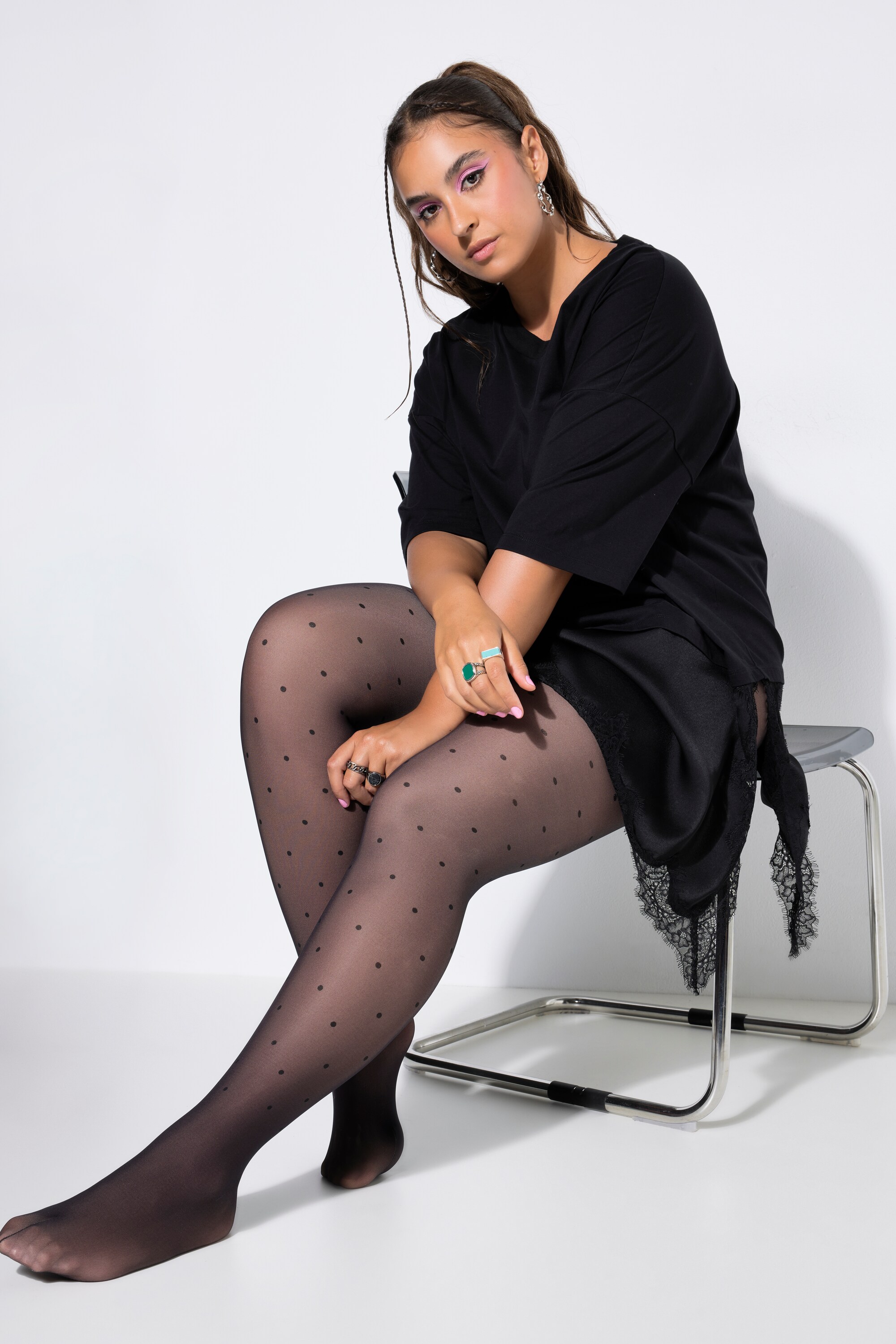 Collants, transparents, à pois, STUDIO UNTOLD