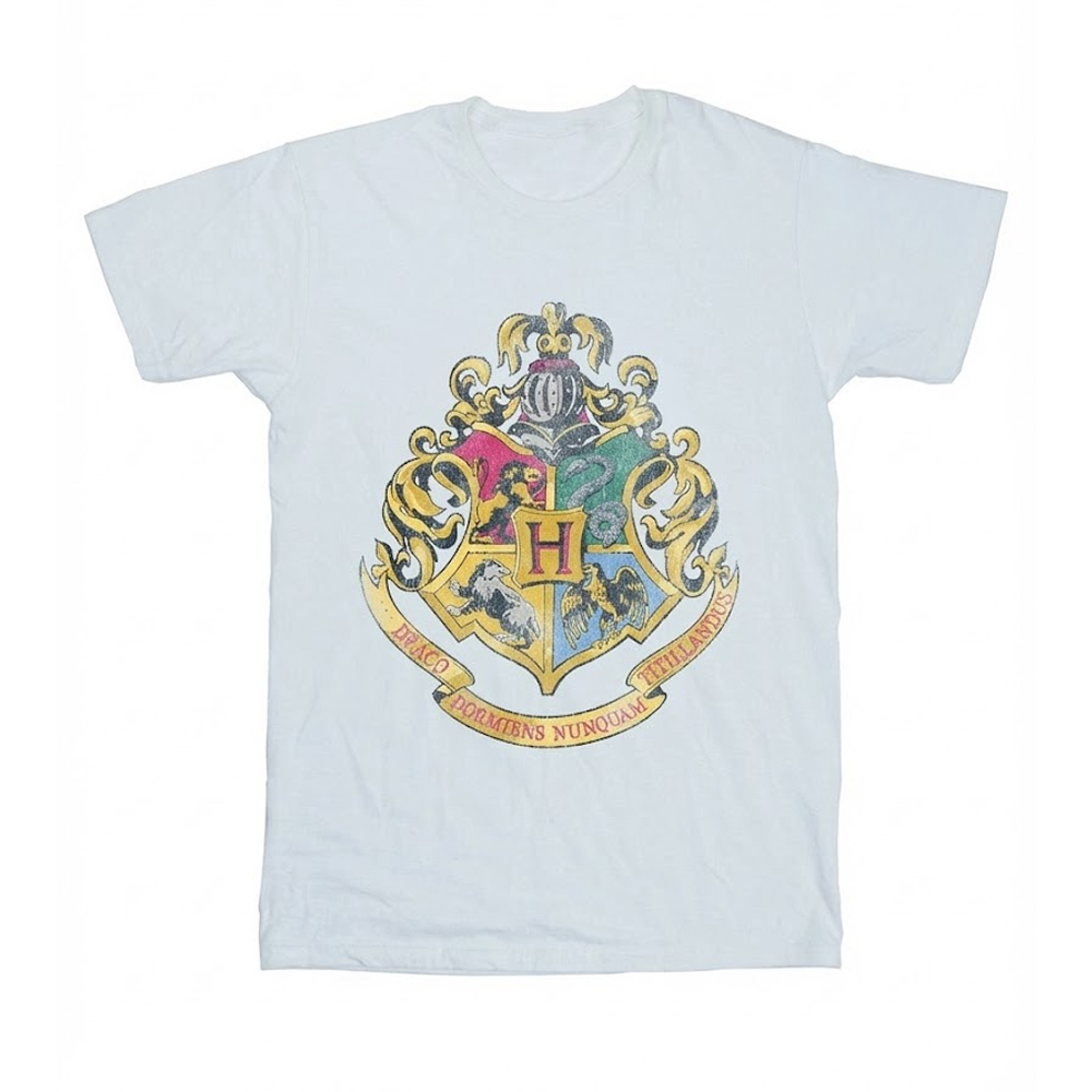 T-shirt motif/style emblème de Poudlard, HARRY POTTER