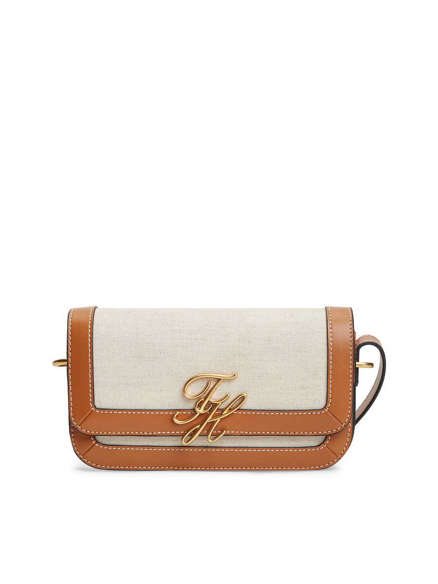 Sac en toile et cuir, CROSSOVER CANVAS, TOMMY HILFIGER