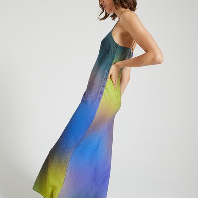 Mannaha Strappy Dress in Tie Dye Print SAMSOE AND SAMSOE