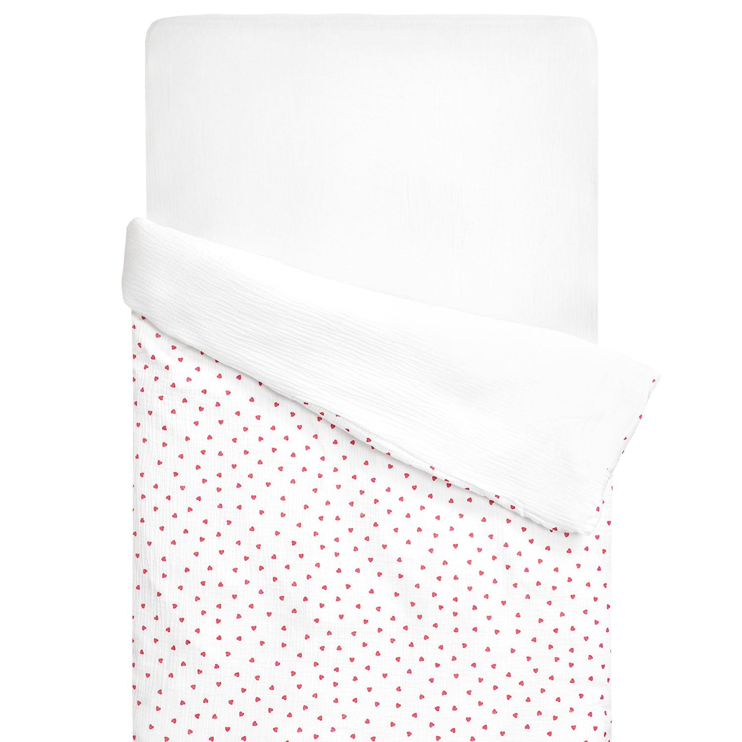 Housse de couette réversible en gaze de coton LOVIO, SEVIRA KIDS