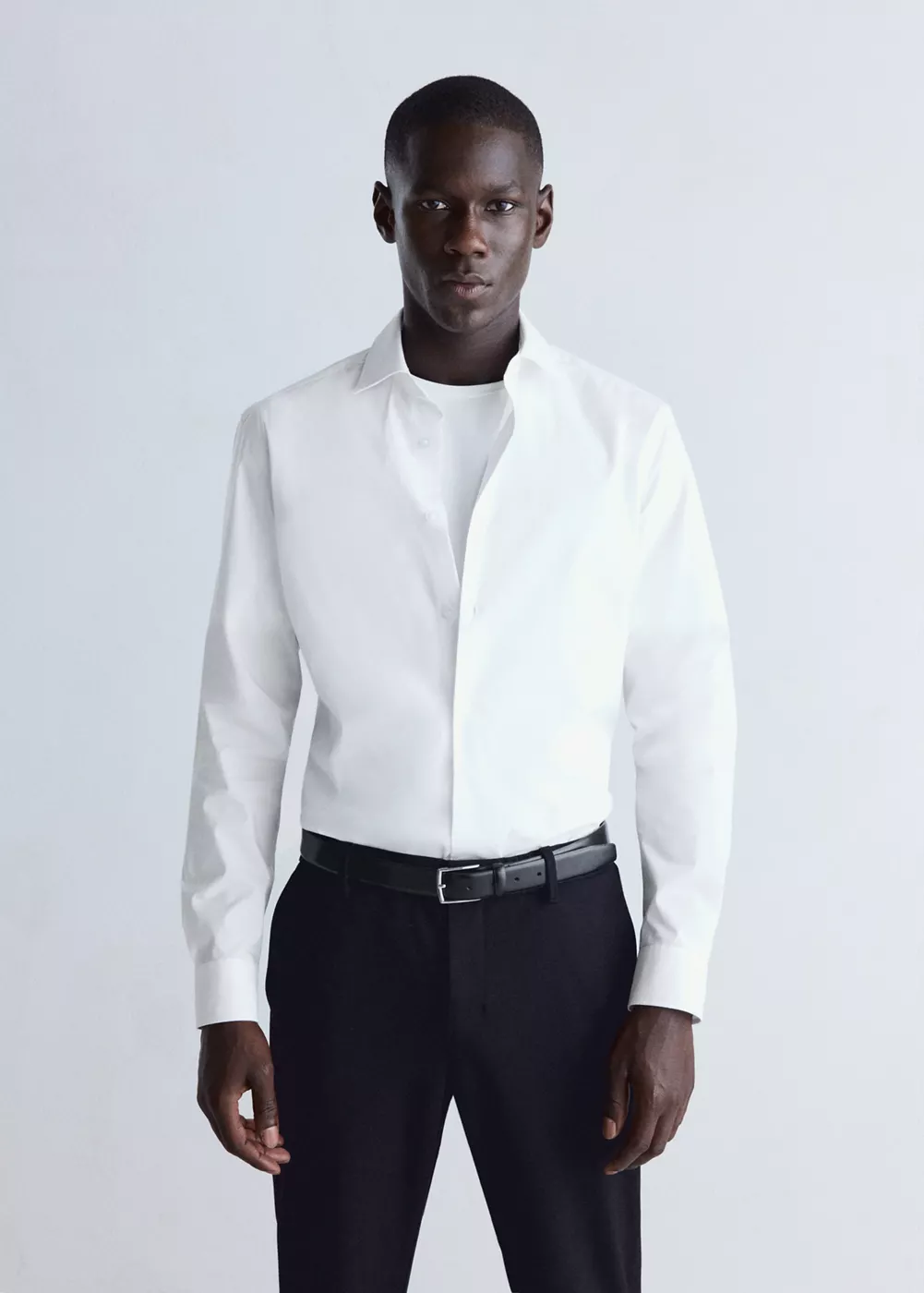 Chemise coton comfort stretch non-iron, MANGO MAN
