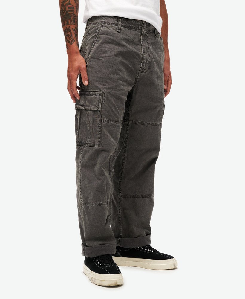 Pantalon cargo baggy en coton biologique, SUPERDRY