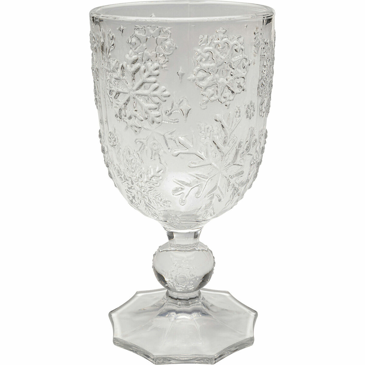 Verre à vin Ice Flowers clair, KARE DESIGN