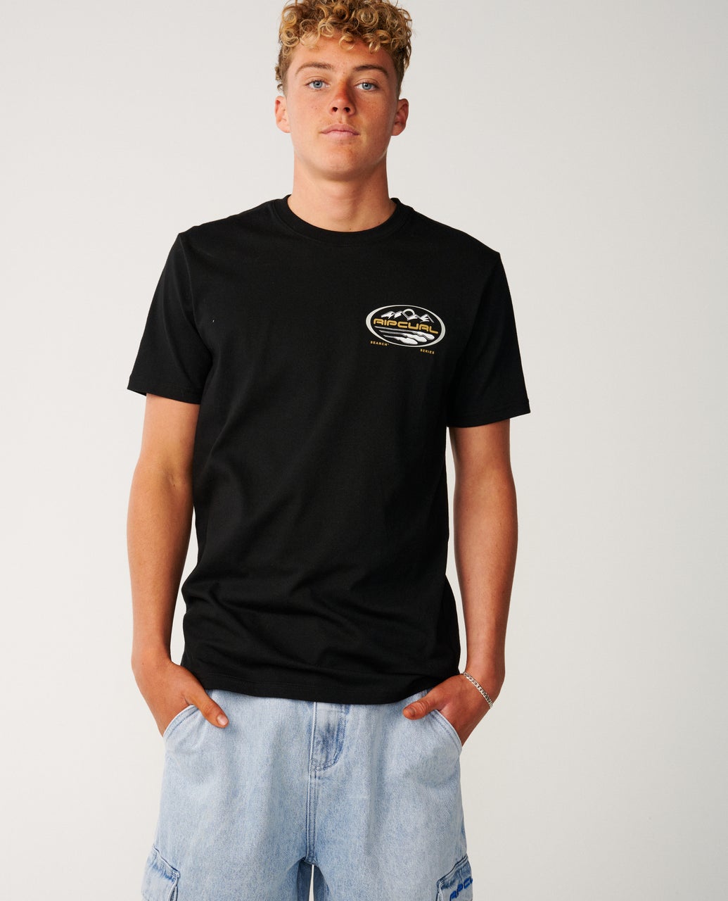 T-shirt SEARCH SERIES VAPORCOOL Peaks, RIP CURL