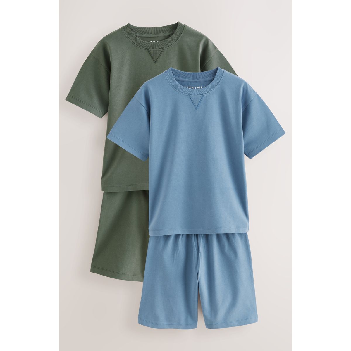 Pyjamas short 100 % coton, lot de 2, NEXT
