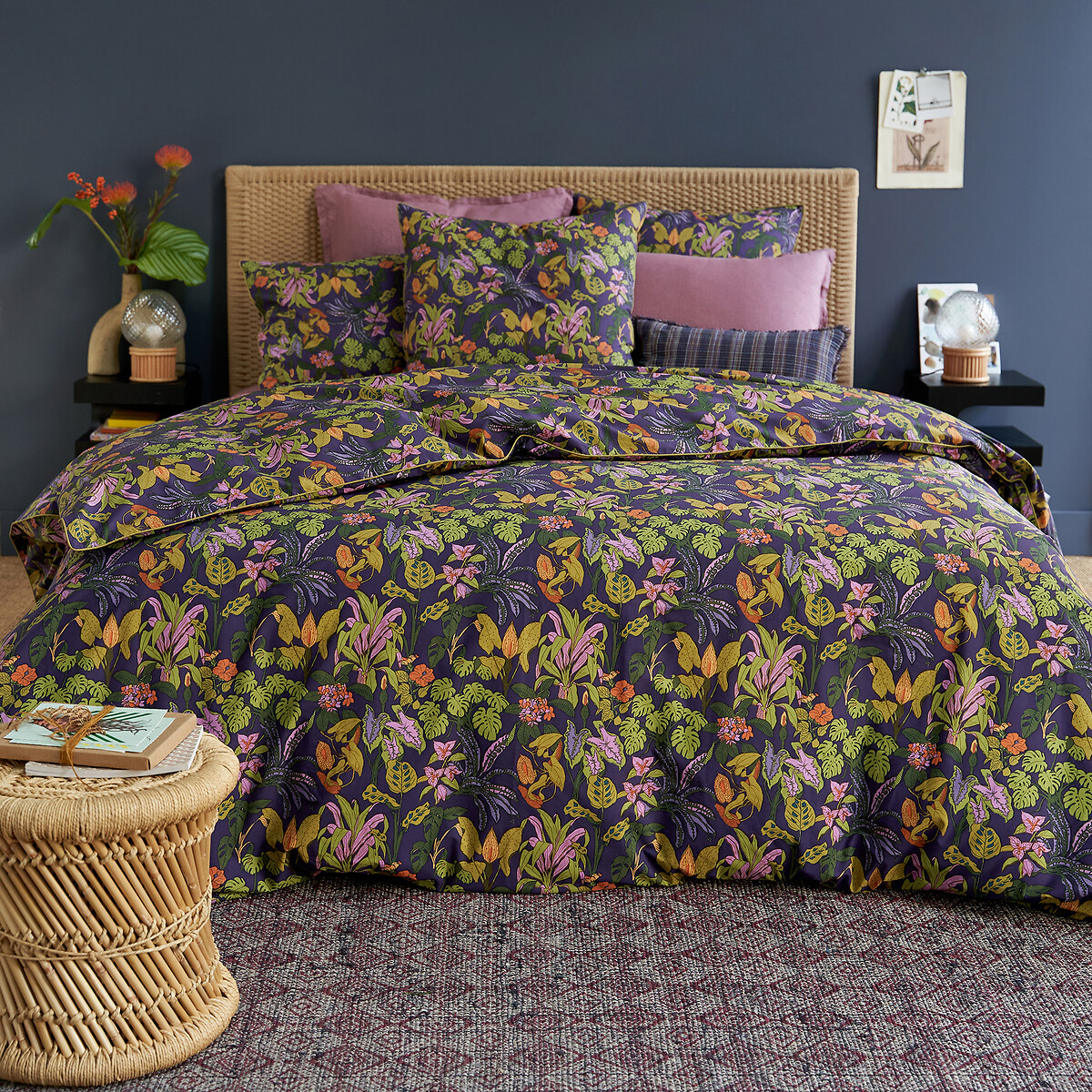Housse de couette en percale de coton, Bakki, LA REDOUTE INTERIEURS