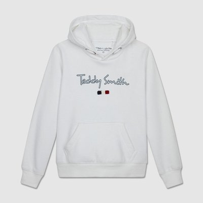 Cotton Mix Hoodie with Logo Print, 10-16 Years TEDDY SMITH