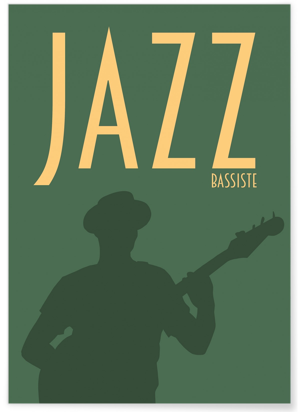 Poster Jazz Bassiste, L'AFFICHERIE