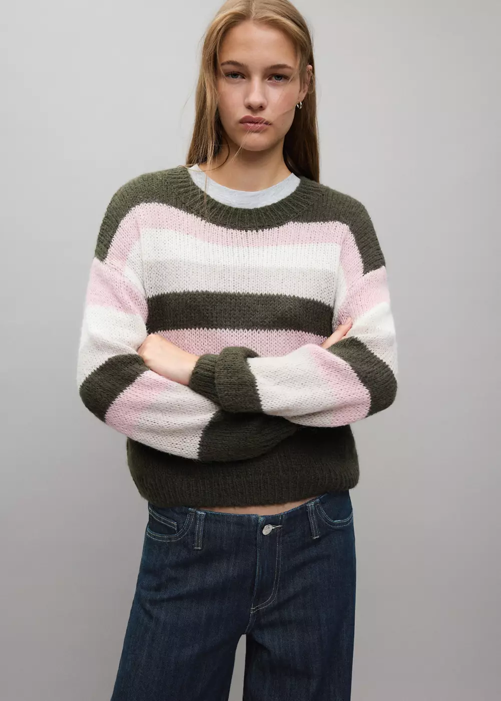 Pull à rayures, MANGO TEEN