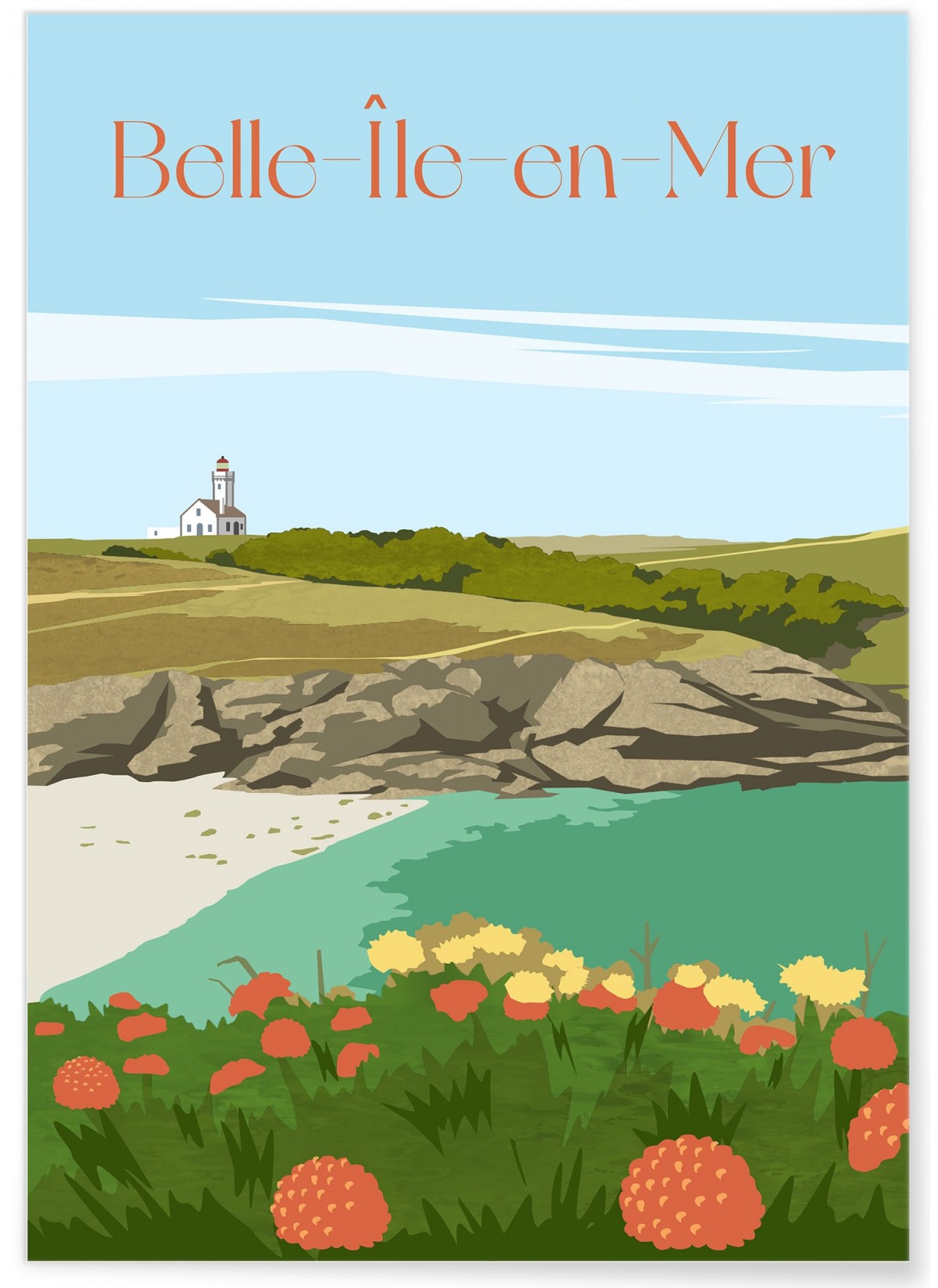 Affiche Belle-île-en-mer, L'AFFICHERIE