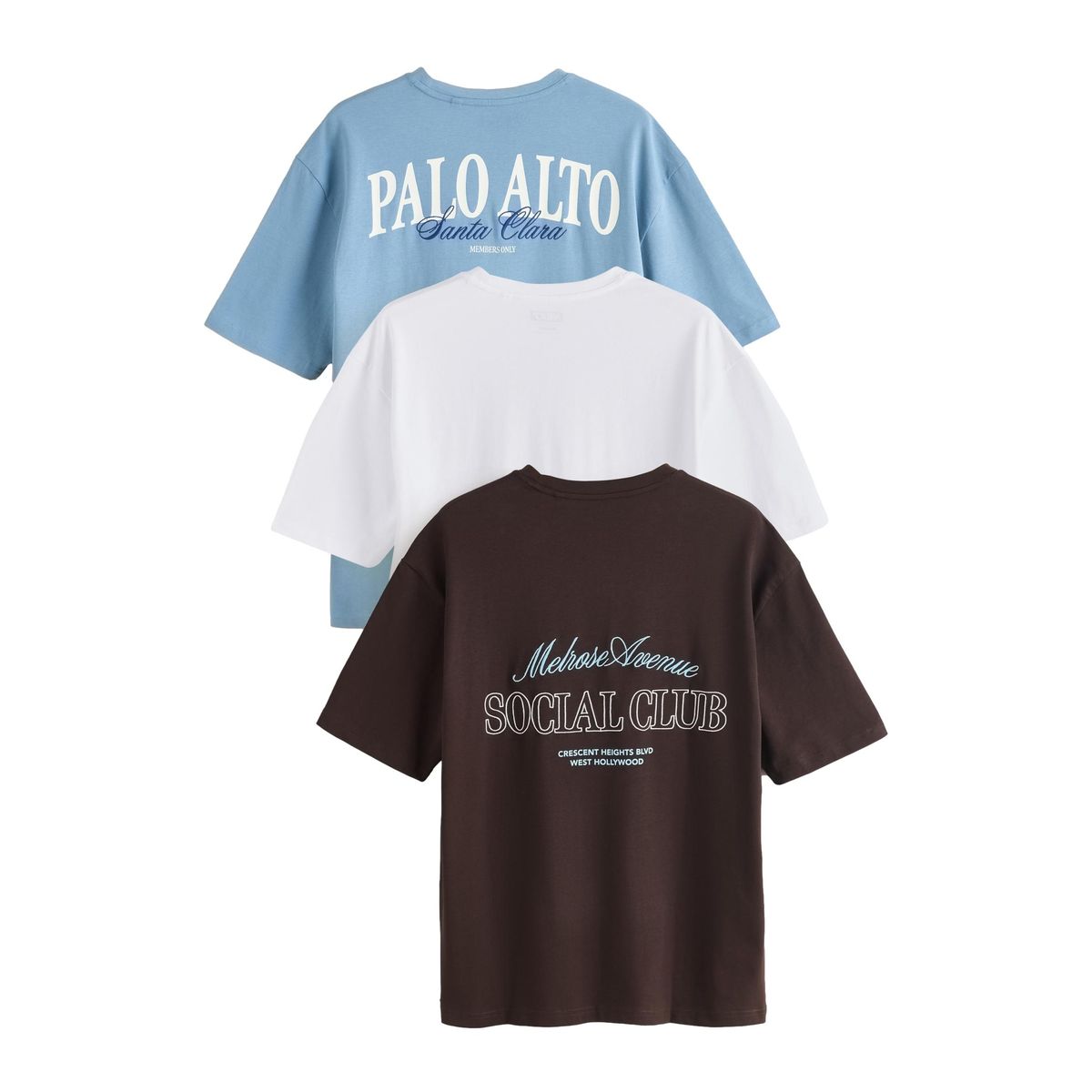 T-shirts imprimés, lot de 3, NEXT