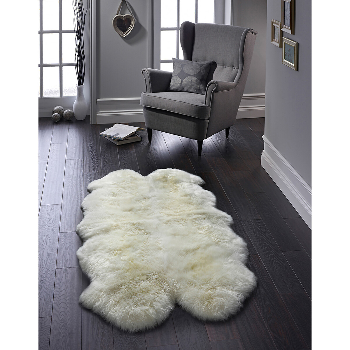 Genuine Sheepskin Quad Rug So Home La Redoute   9b0fcb3bced09380eaa23ad03188b1e4 