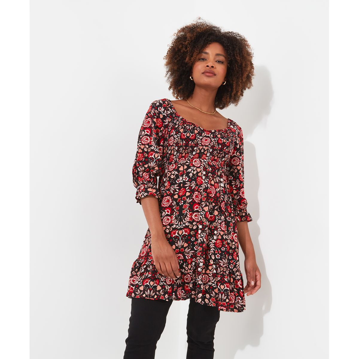 Robe blouse fluide La Redoute