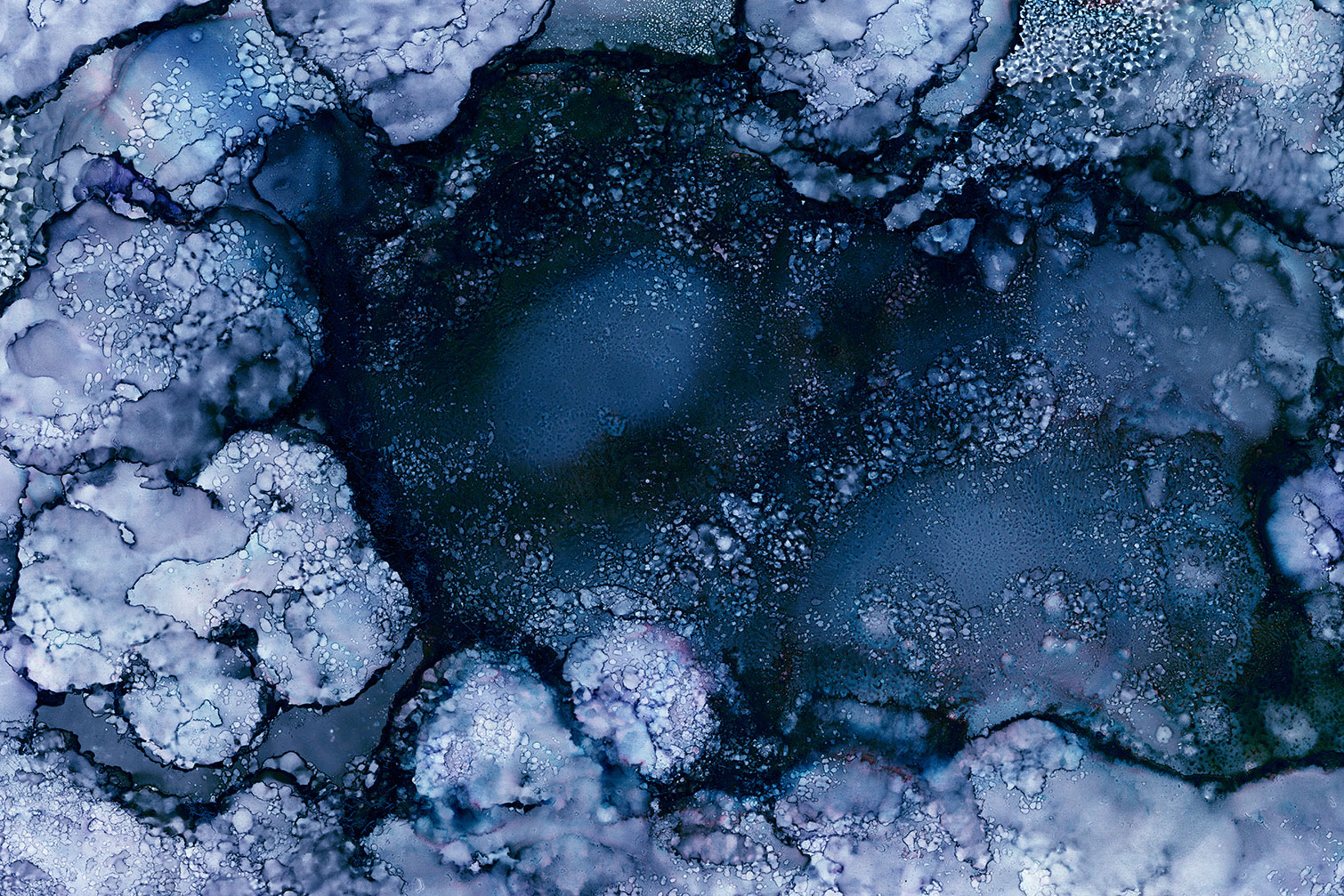 Tableau blue space, HEXOA