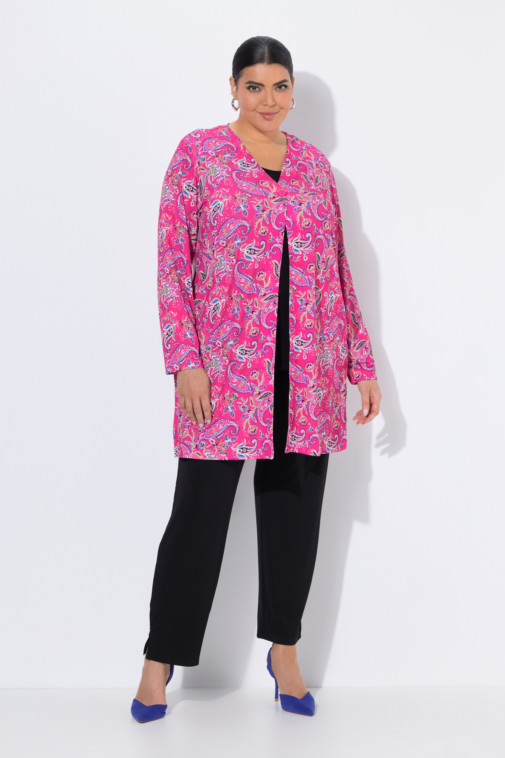 Veste en jersey motif cachemire, ULLA POPKEN