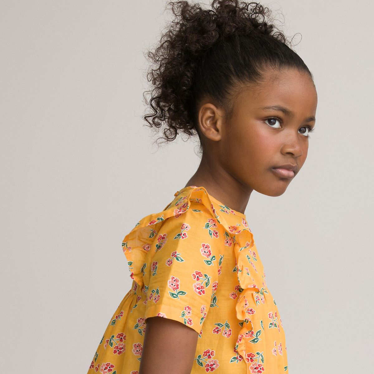Tenue à Volants Fille Emma Gemma Boutique Taille 7 - Imprimé Floral Et Rayé, 2 Pièces, Coton
