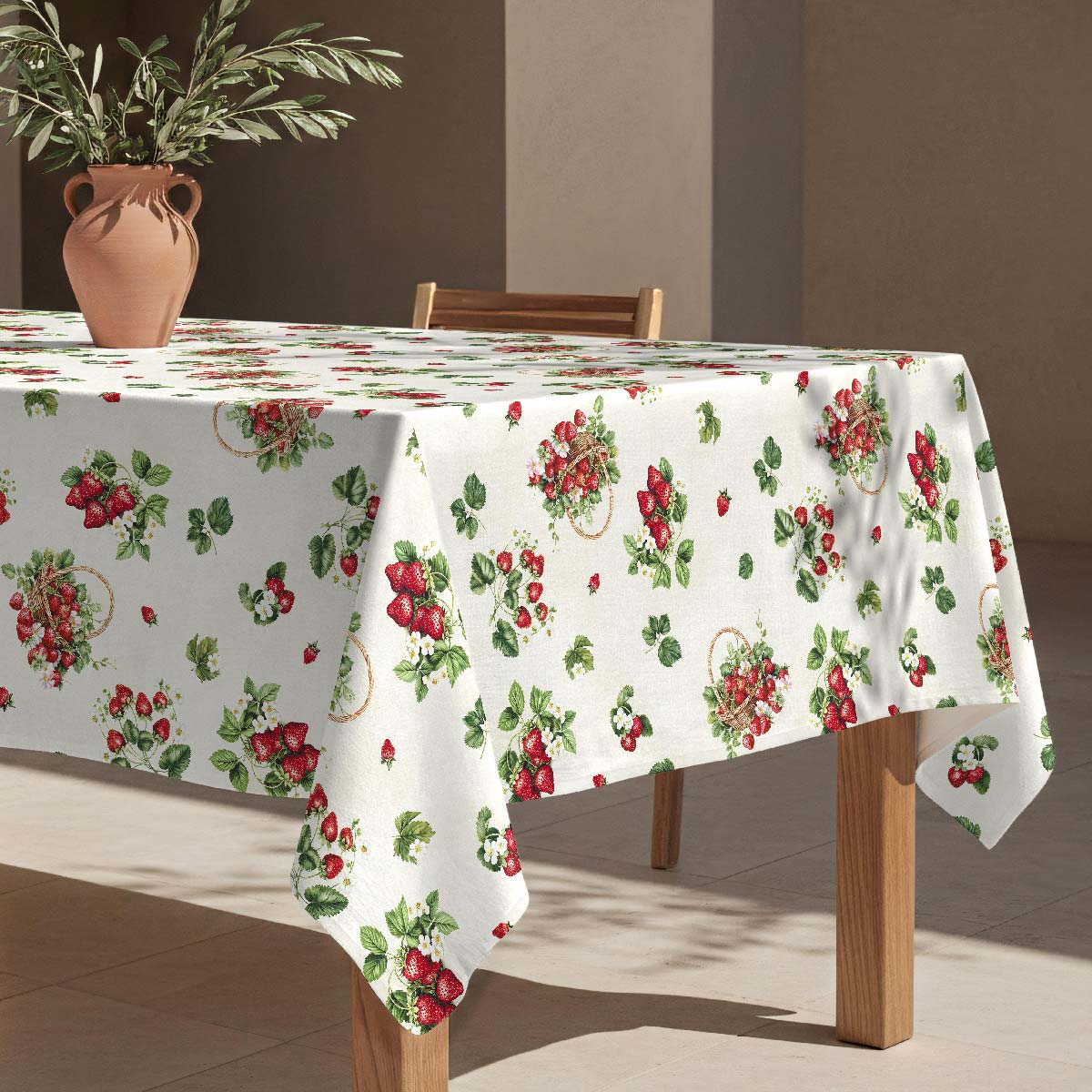 Nappe anti-taches Fresas - 100% coton -, NAF NAF HOME