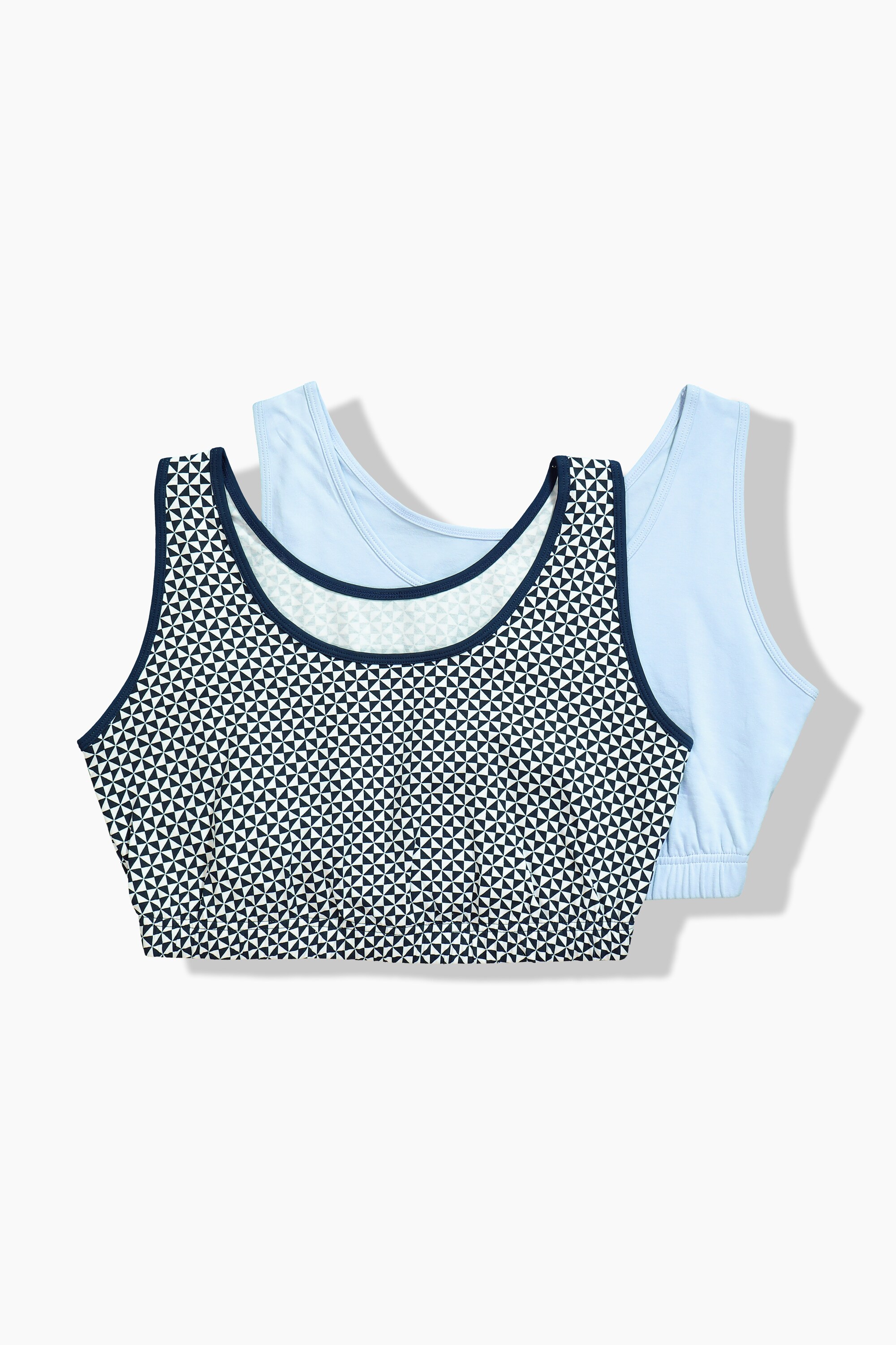 Lot de 2 brassières, décolleté rond, ULLA POPKEN