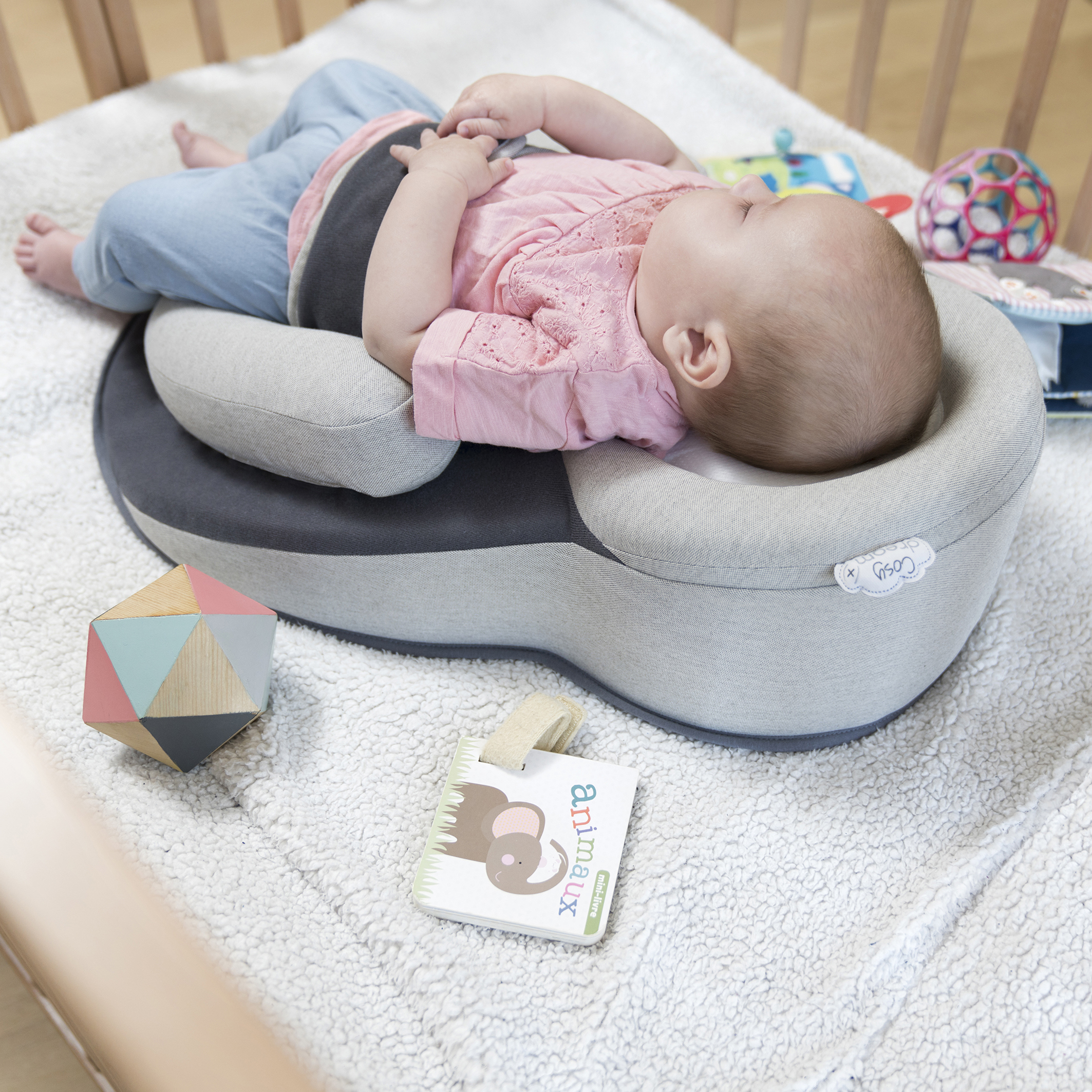 Cale Bebe Cosydream Plus Gris Blanc Babymoov La Redoute