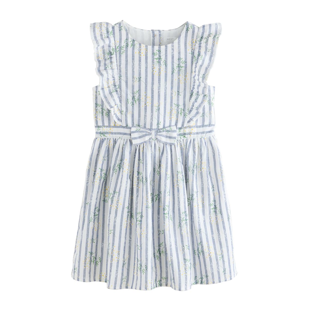 Robe à rayures et manches volantées, NEXT