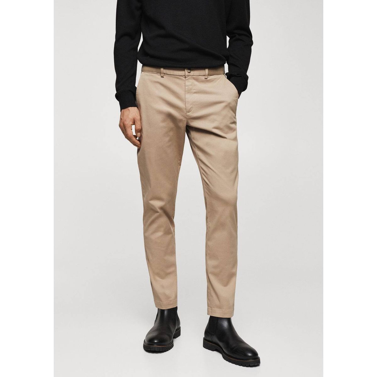 Pantalon discount chino court