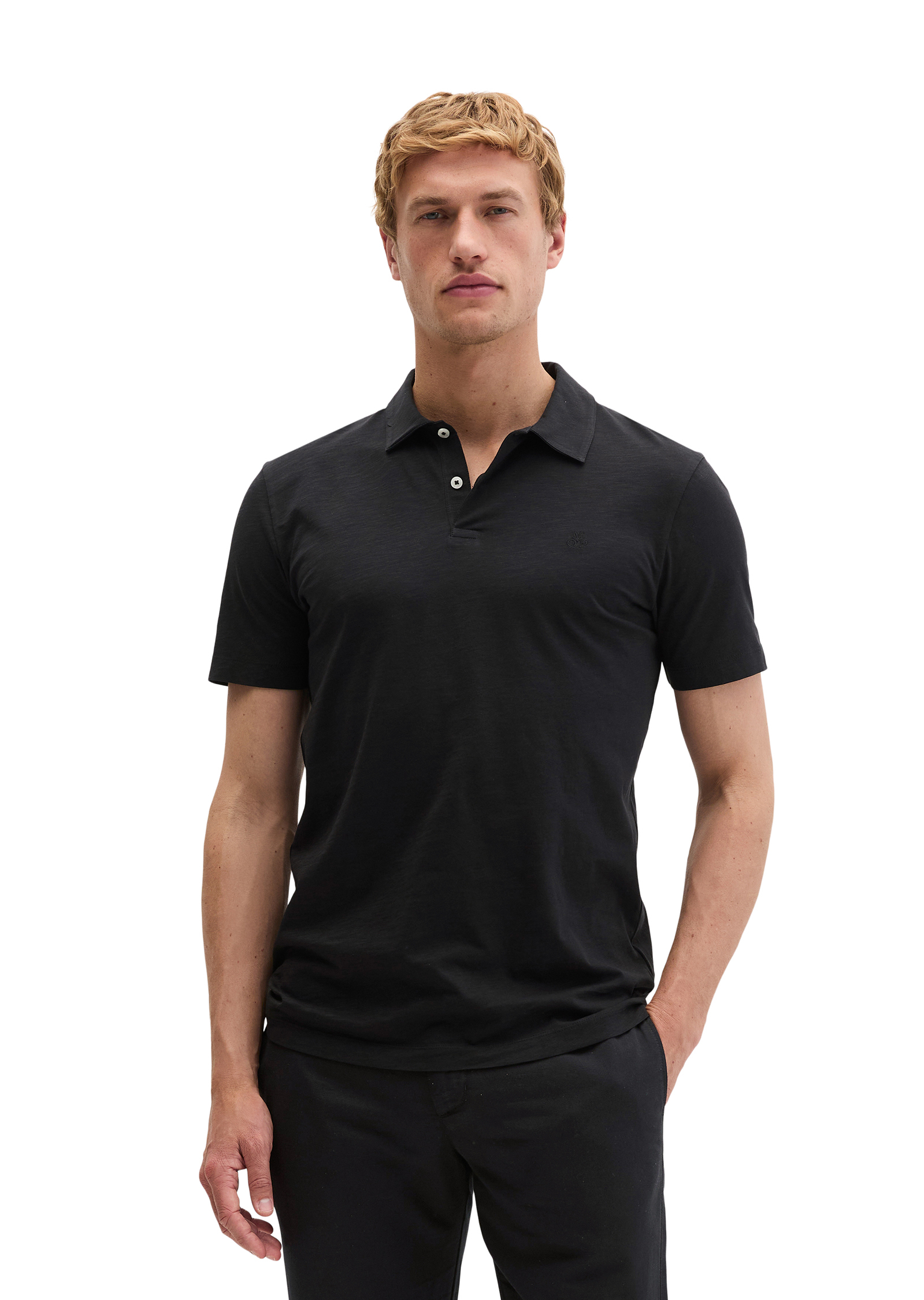 Polo Jersey slim en pur coton bio, MARC O'POLO