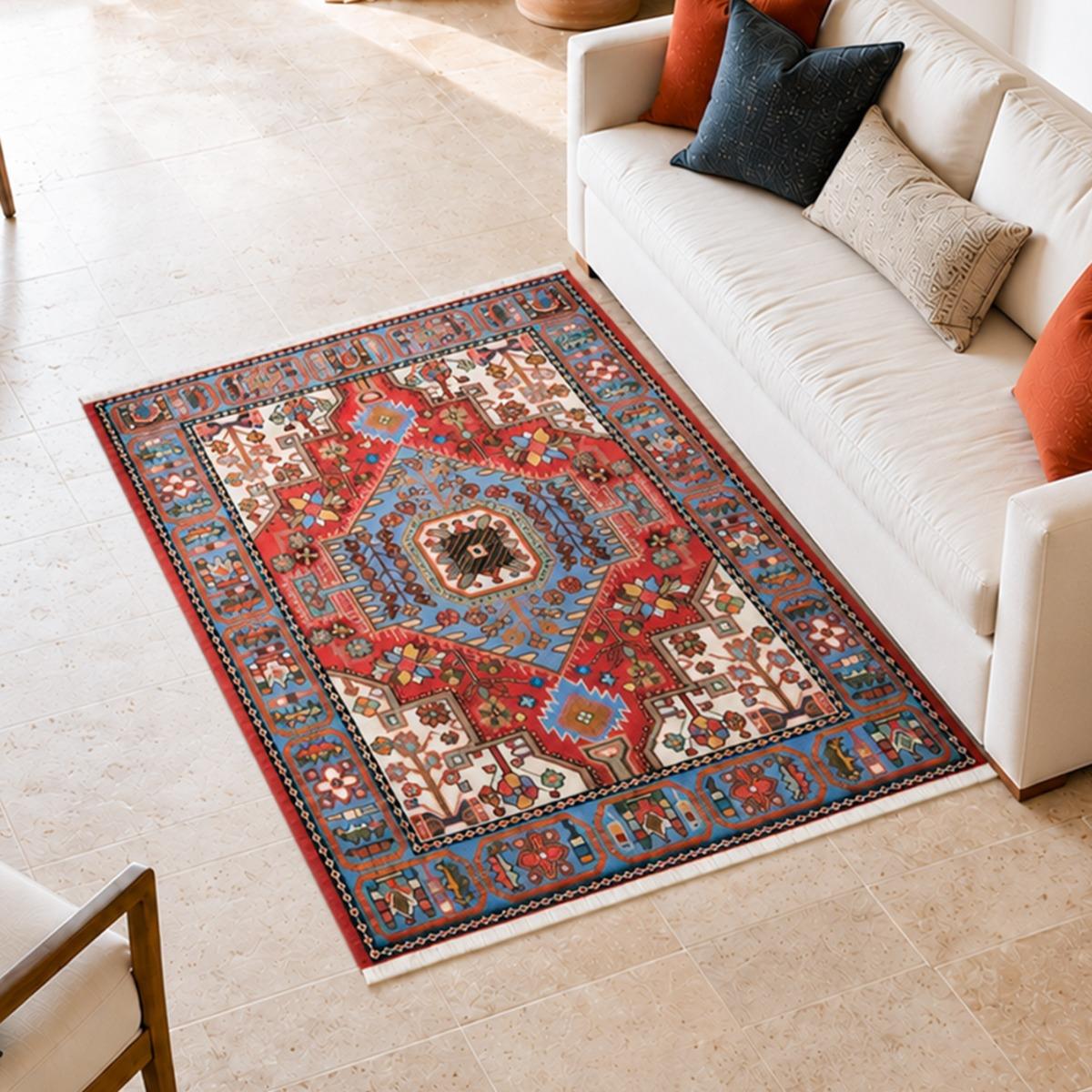 Tapis d'orient oriental, noué main en laine, HAMADAN 34, UN AMOUR DE TAPIS