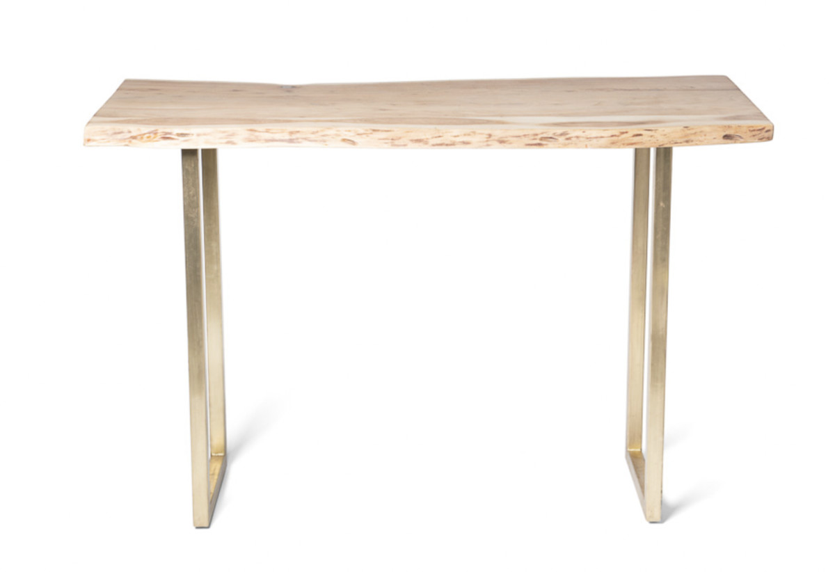 Table haute en bois et métal - GOLDWOOD, MATHI DESIGN