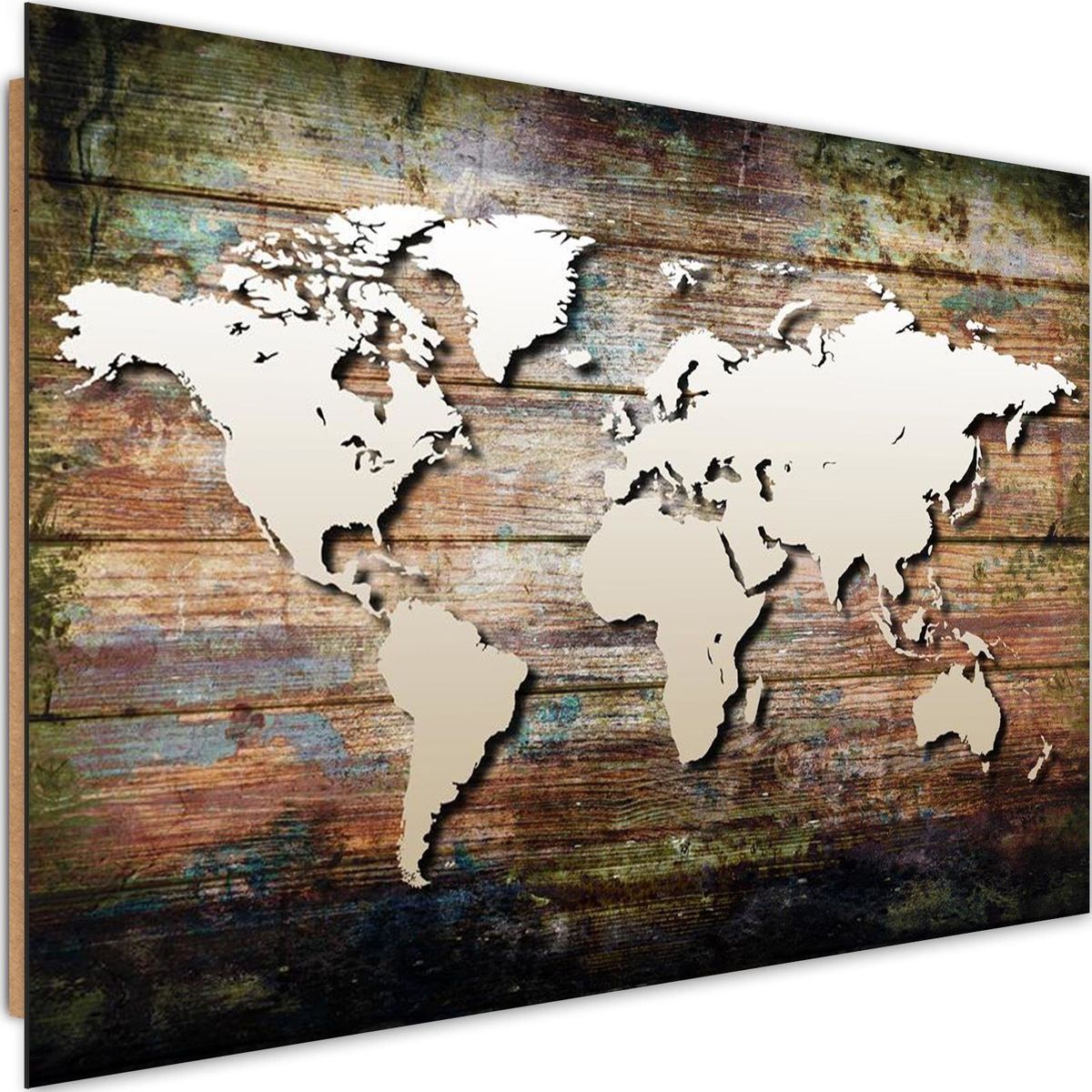 Tableau carte du monde, tableau mappemonde, cadre carte du monde, tableau  sur toile carte du monde, tableau planisphère, tableau toile avec  mappemonde, triptyque mappemonde, tableau mappemonde vintage