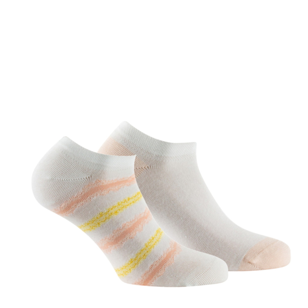 Lot de 2 paires d'invisibles en coton Tie and Dye, KINDY