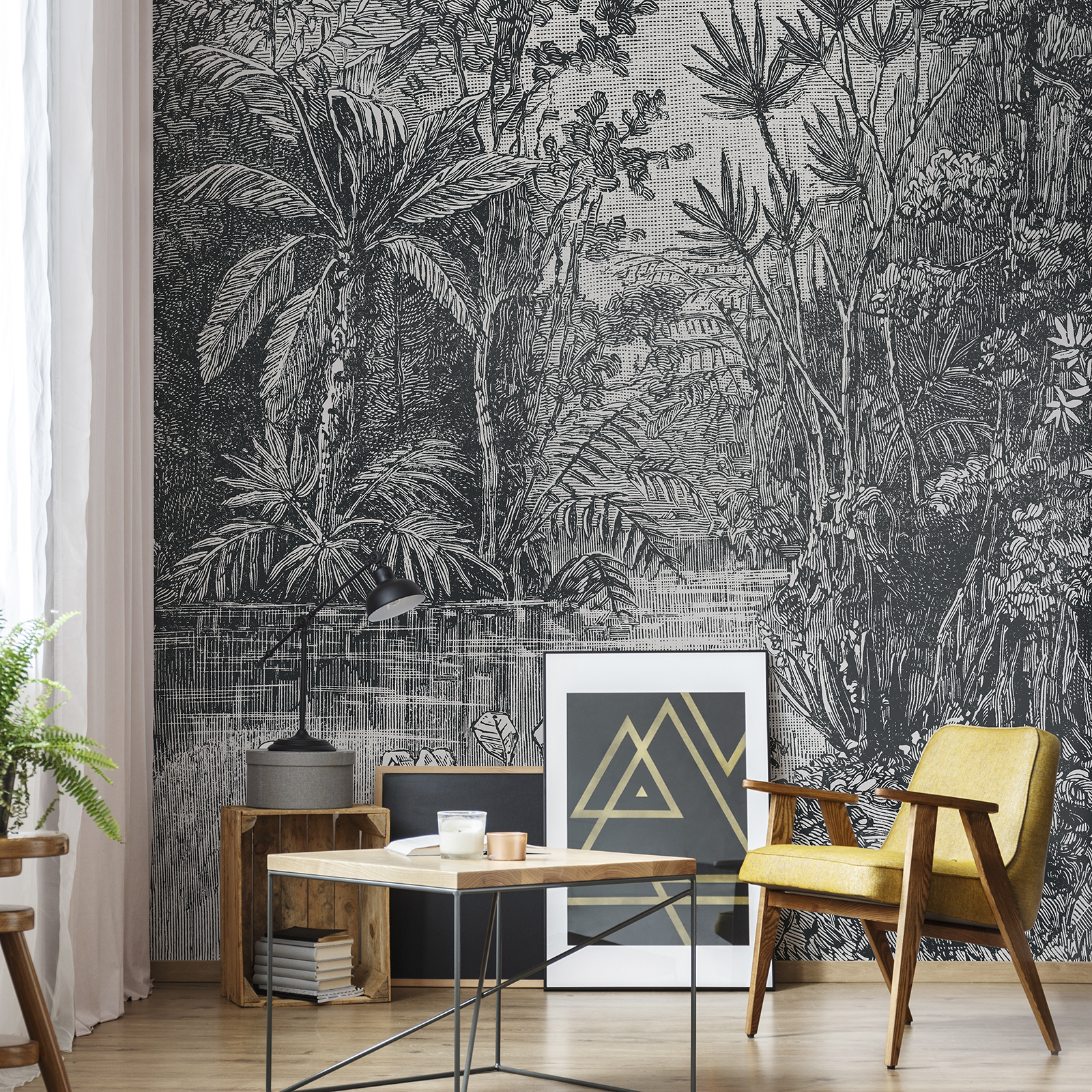 Papier peint panoramique Jungle, ART FOR THE HOME