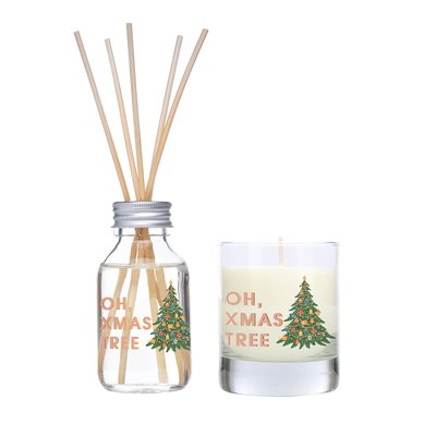 Oh Xmas Tree Candle and Reed Diffuser Giftset WAX LYRICAL
