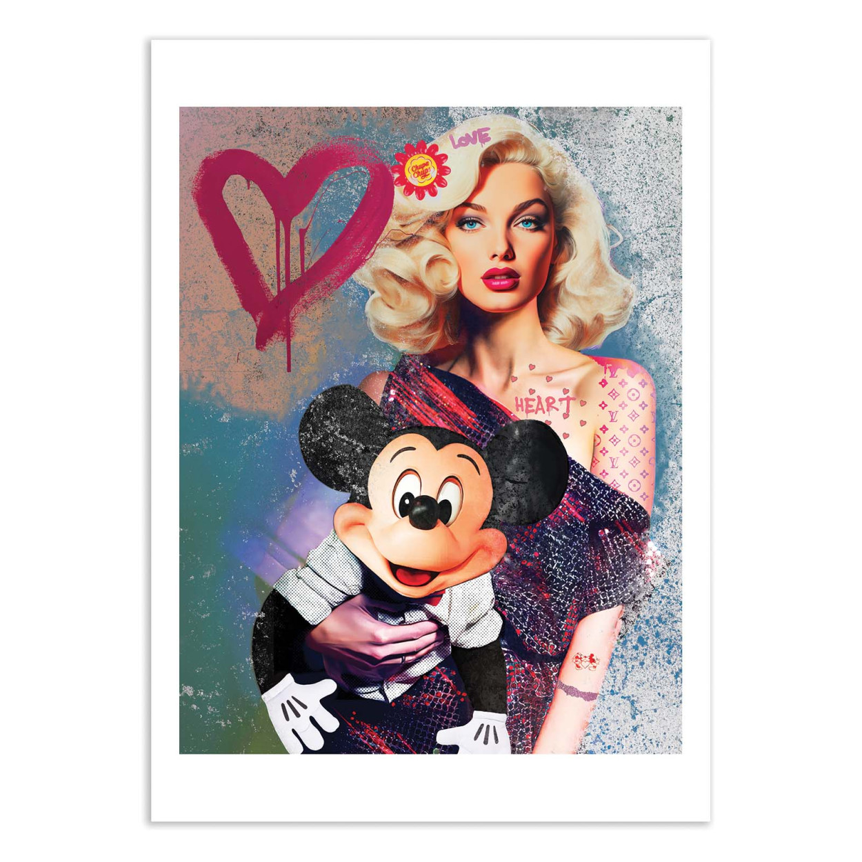 Affiche d'art - Love Heart - Mr Pablo Costa, WALL EDITIONS