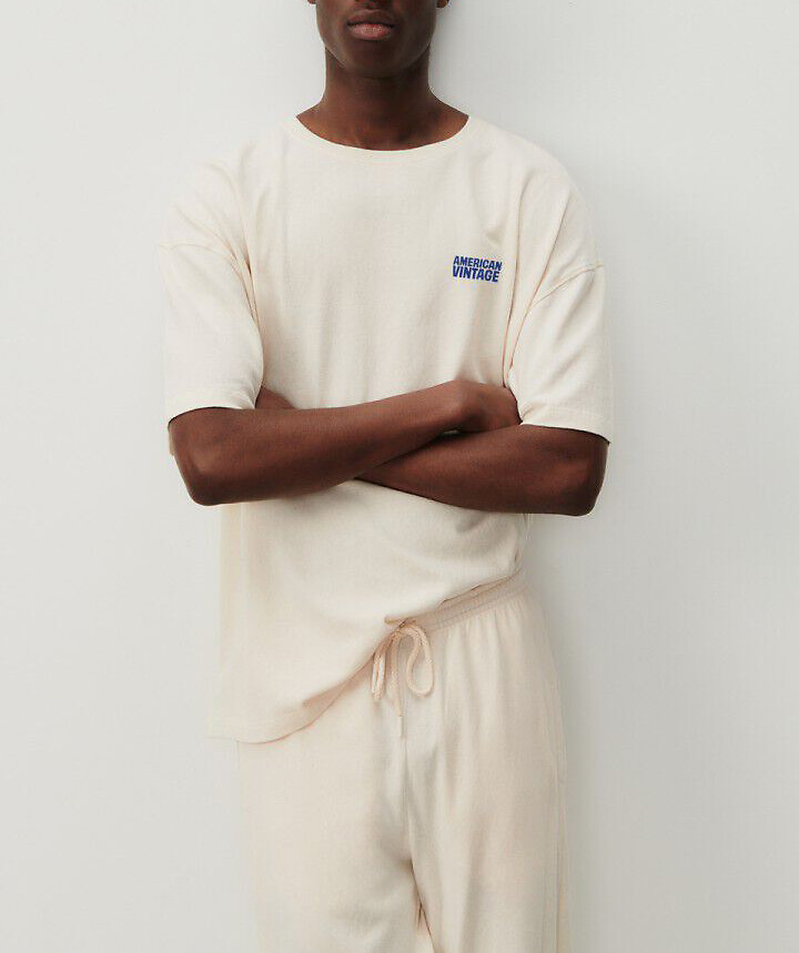 T-shirt maniche corte, oversize, YKOBOW, AMERICAN VINTAGE