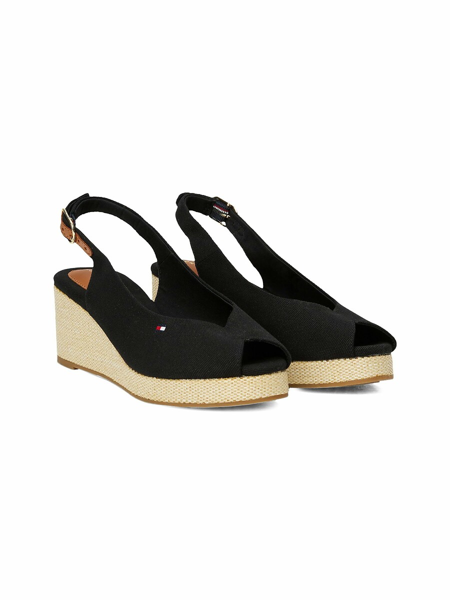 Sandales compensées slingback Flag